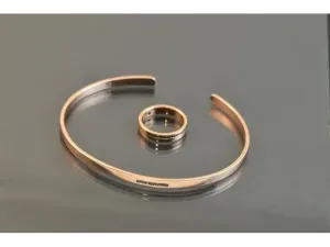 Brazalete de Oro Rosa