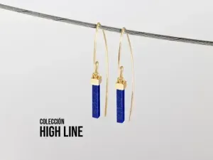 High Line Earrings with Lapis Lazuli