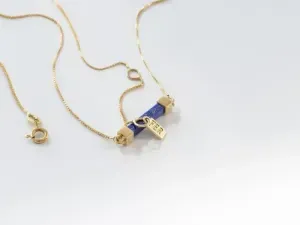 High Line Necklace with Lapis Lazuli