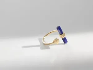 Anillo de Oro con Lapislázuli