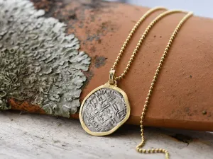 Gold Pendant with Medieval Coin