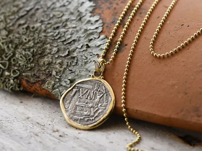 Gold Pendant with Medieval Coin