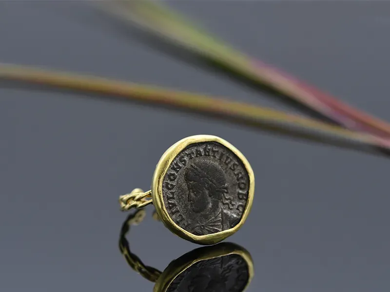 Ring with Roman Coin