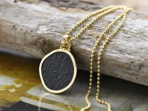 Colgante de Ouro con Moeda Medieval