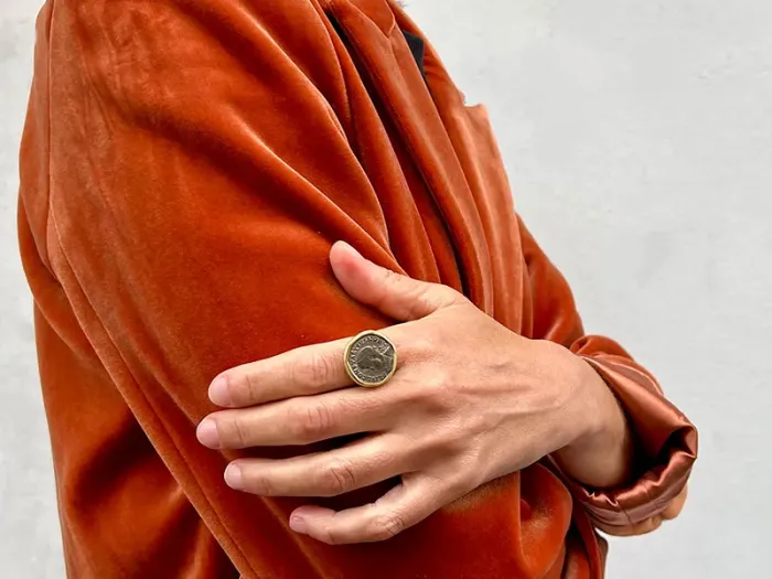 Ring with Roman Coin