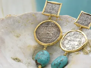 Earrings with Medieval Hispano-Arab Coins