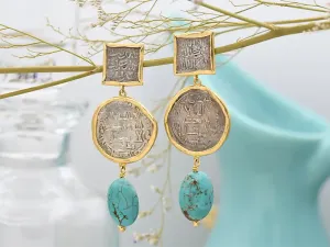 Earrings with Medieval Hispano-Arab Coins