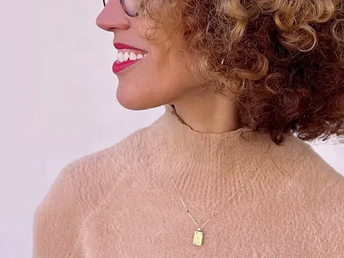 Gold Pendant with Ancient Japanese Coin