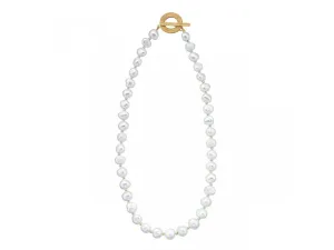 Silver and Pearl Necklace