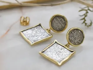 Pendientes con Monedas Arabes Medievales