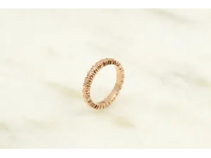 18K Rose Gold Flower Ring