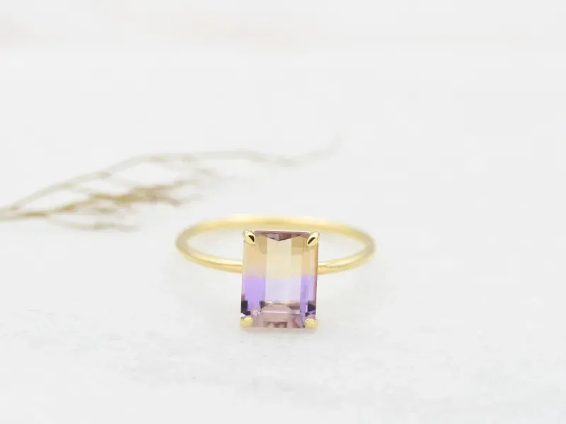 Ring with Ametrine