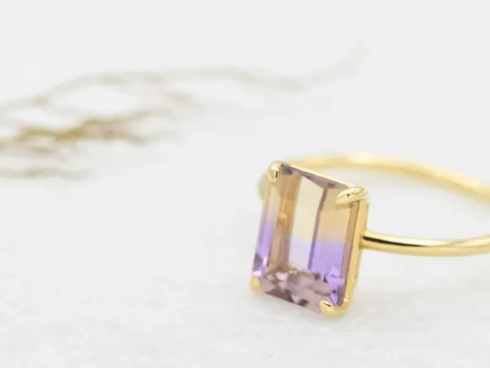 Ring with Ametrine