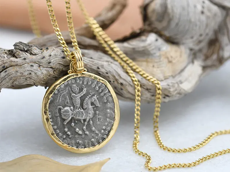 Gold Pendant with Scythian Coin