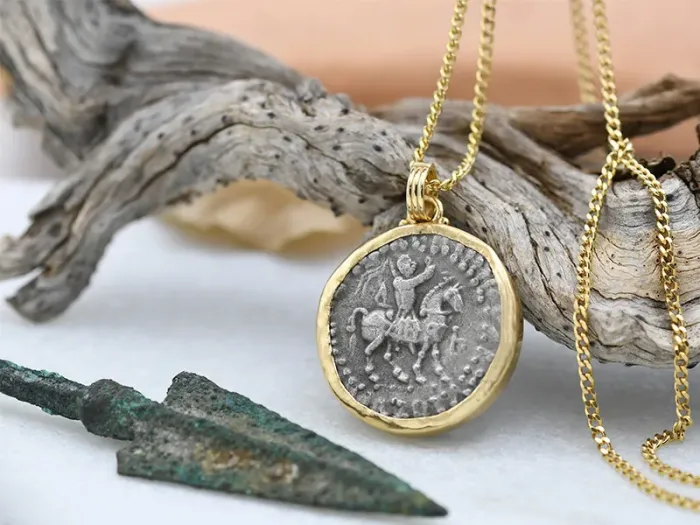 Gold Pendant with Scythian Coin