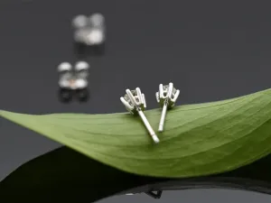 Pendentes de Ouro Branco con Diamantes