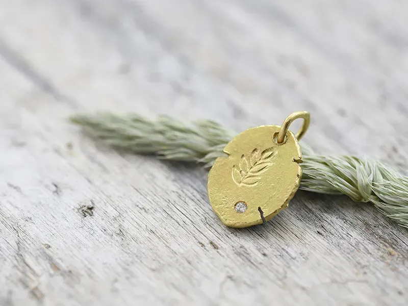 Wabi-Sabi Pendant with Branch Wabi-Sabi Pendant with Branch
