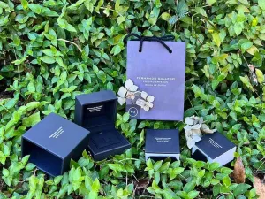 Colgante Wabi-Sabi con Rosa e Diamante