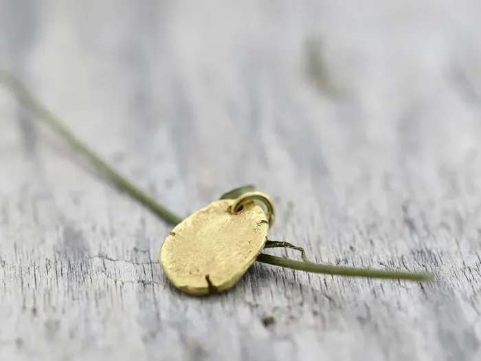 Colgante Wabi-Sabi con Rosa e Diamante