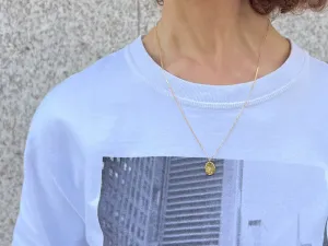 Colgante Wabi-Sabi con Rosa e Diamante