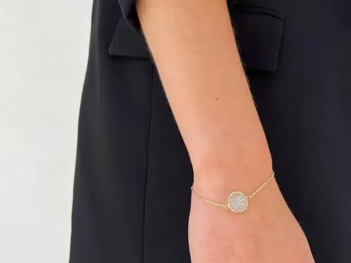 Pulsera de Oro con Moneda Hispano-Árabe