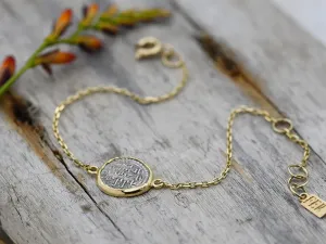 Pulsera de Oro con Moneda Hispano-Árabe
