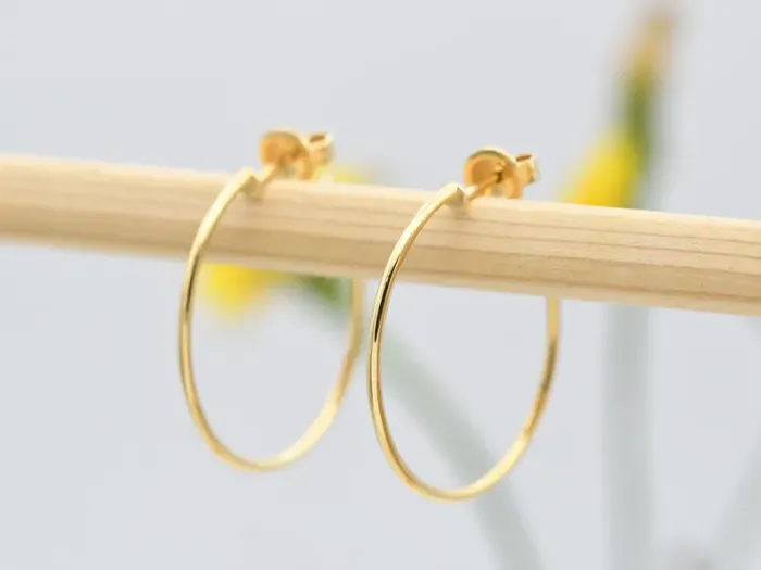 Pendientes de Aro en Oro amarillo