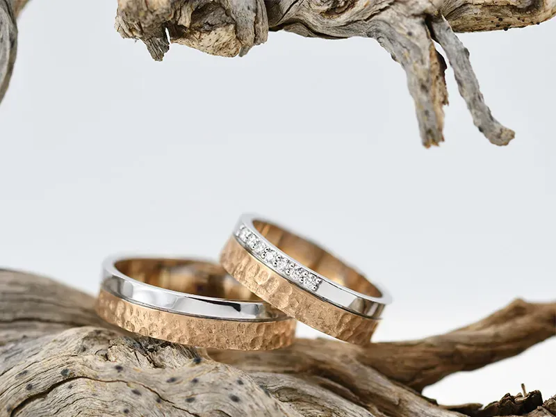 18K White and Rose Gold Ring 18K White and Rose Gold Ring
