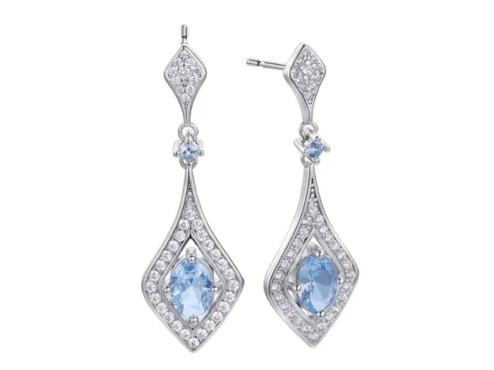 Pendientes de Plata con Circonitas