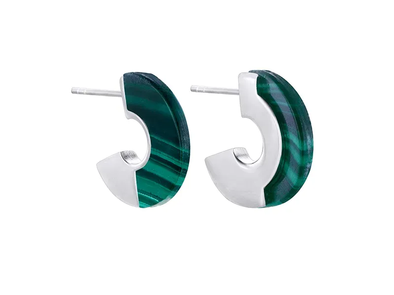 Pendientes de Plata con Esmalte