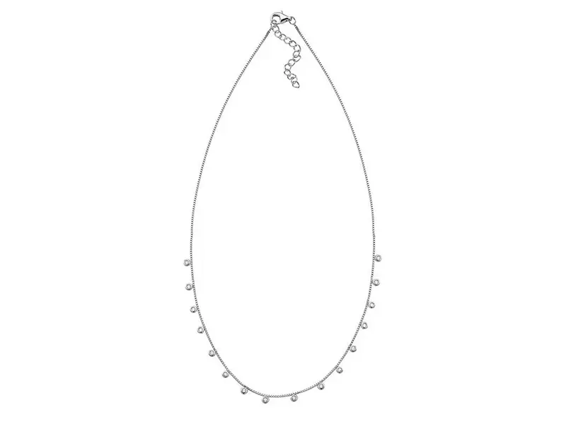 Collar de Plata Multicolor
