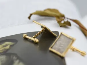 Gemelos de Oro con Monedas Hispano-Árabes
