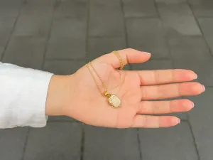 Gold Pendant with Egyptian Scarab