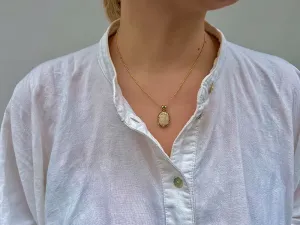 Gold Pendant with Egyptian Scarab