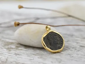 Colgante de Oro con Moneda Romana