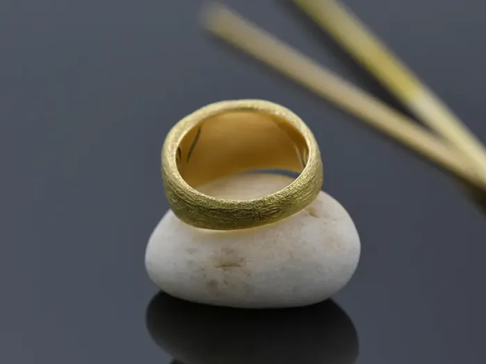 Gold Ring with Carnelian Seal