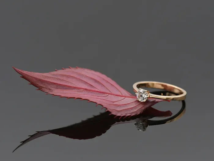Rose Gold Solitaire with 0.30ct Diamond