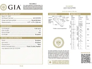 Anel Solitario de Ouro Rosa con Diamante 0,40qt Anel Solitario de Ouro Rosa con Diamante 0,40qt