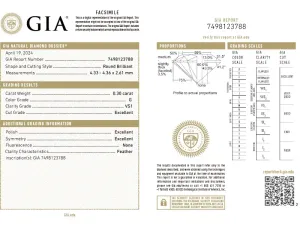 Anel Solitario de Ouro Rosa con Brillante 0,30qt Anel Solitario de Ouro Rosa con Brillante 0,30qt