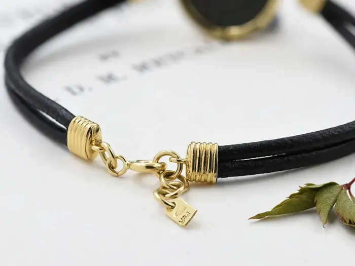 Gold Bracelet with Roman Coin