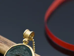 Gold Pendant with Ancient Chinese Coin Gold Pendant with Ancient Chinese Coin