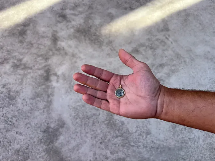 Colgante de Oro con Moneda Romana