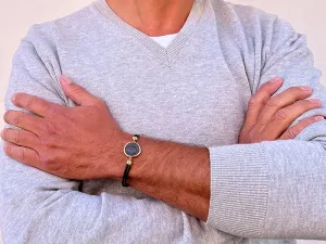 Gold Bracelet with Roman Coin Gold Bracelet with Roman Coin