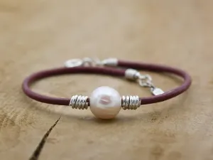 Pulsera de Plata con Perla