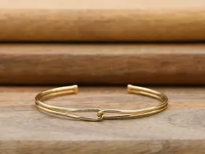 Brazalete de Oro Infinito