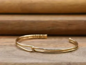 Brazalete de Ouro Infinito
