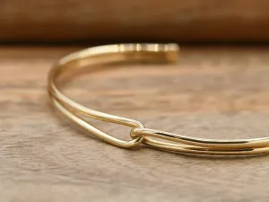 Brazalete de Ouro Infinito