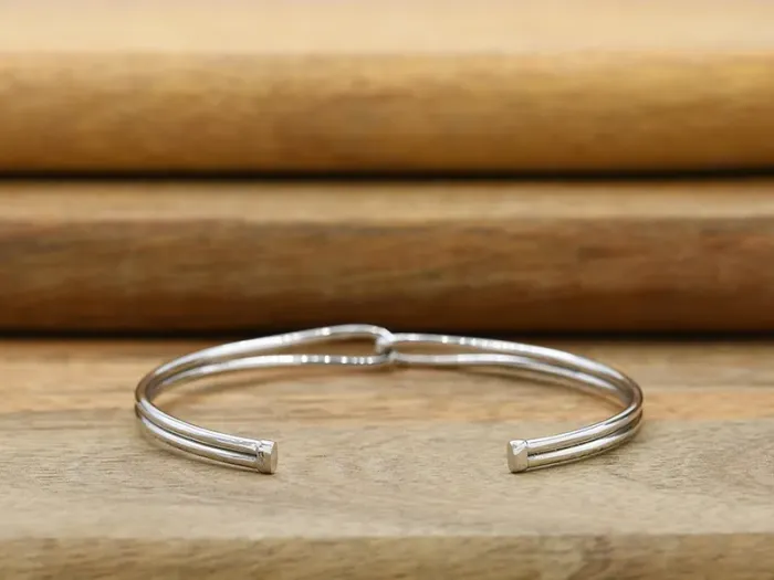 Brazalete de Ouro Branco