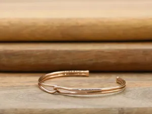 Brazalete de Oro Rosa Infinito