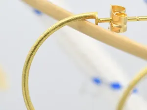 Pendentes de Aro en Ouro Matizado